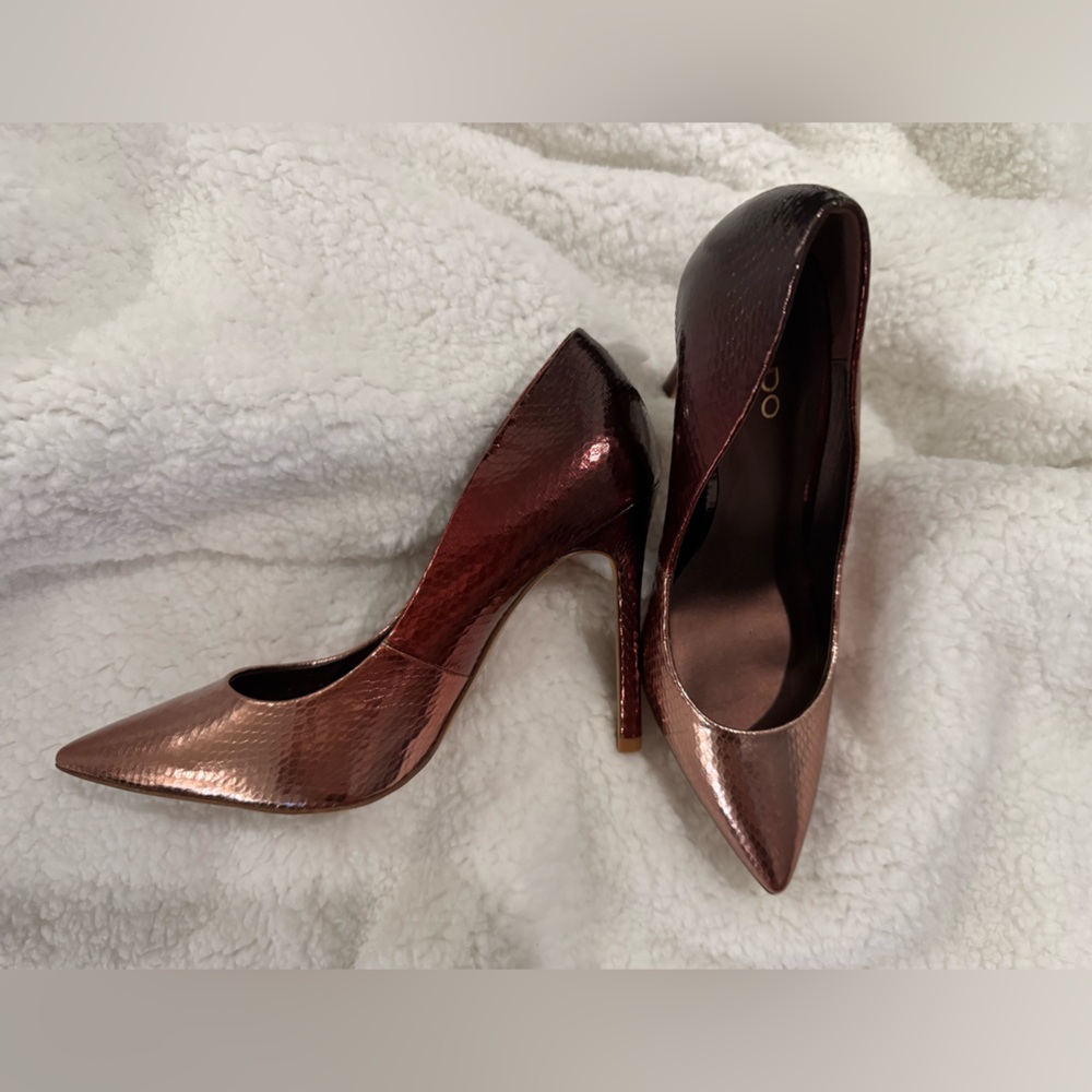 Elegant Metallic Heels